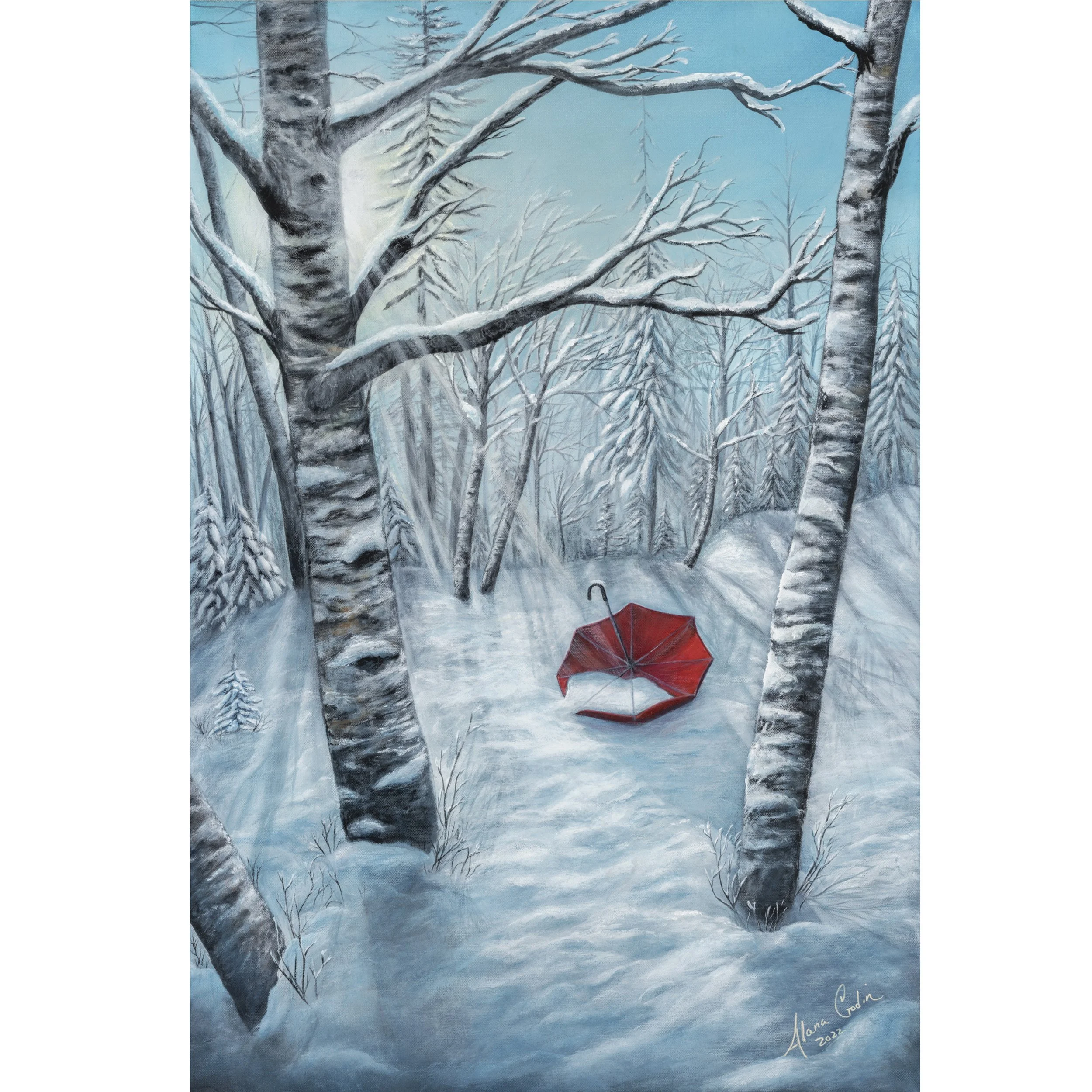 THE RUNAWAY' -Red Umbrella -Limited Editions — The Art of Alana Godin